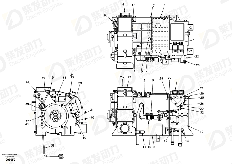 沃尔沃 翼形螺母 SA9141-10500 图纸