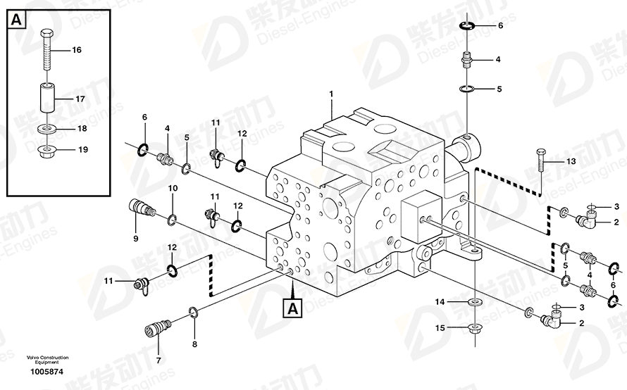 沃尔沃 传感器 15151789 图纸