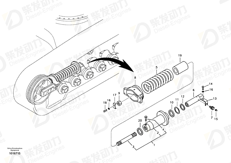 沃尔沃 螺纹接头 SA9481-10003 图纸