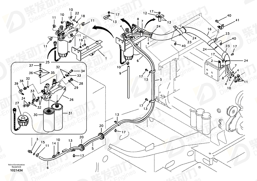 沃尔沃 罩 SA9443-40622 图纸