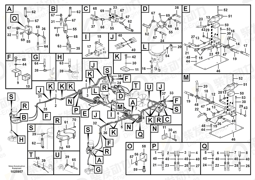 沃尔沃 铭牌 14880006 图纸