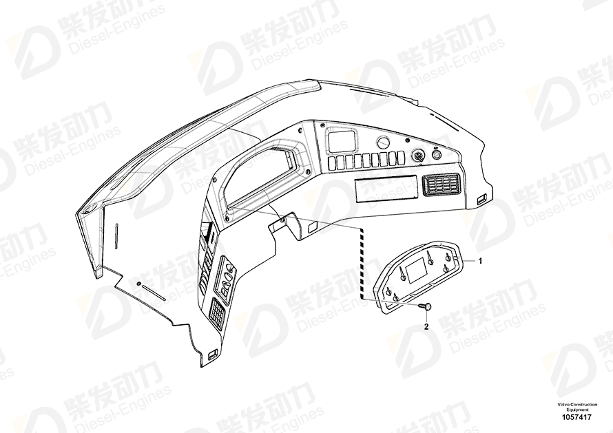 沃尔沃 组合工具 17202941 图纸