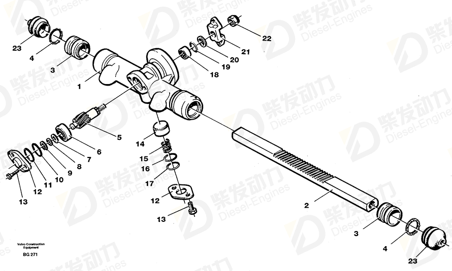 沃尔沃 垫片 6211297 图纸