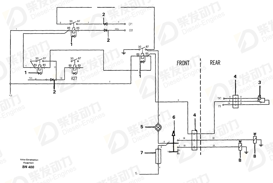 沃尔沃 透镜 4786026 图纸