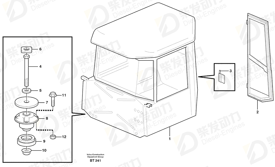 沃尔沃 驾驶室 37522 图纸