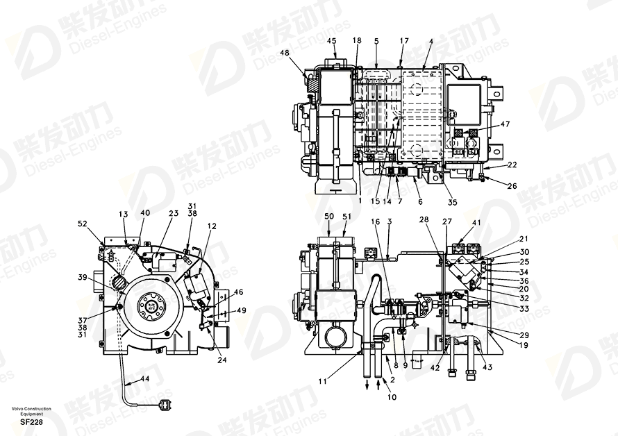 沃尔沃 继电器 SA2020-02760 图纸