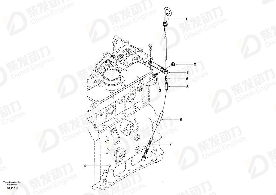 沃尔沃 堵头 SA3900955 图纸