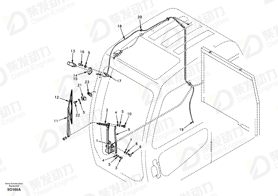 沃尔沃 套环 SA1123-03640 图纸