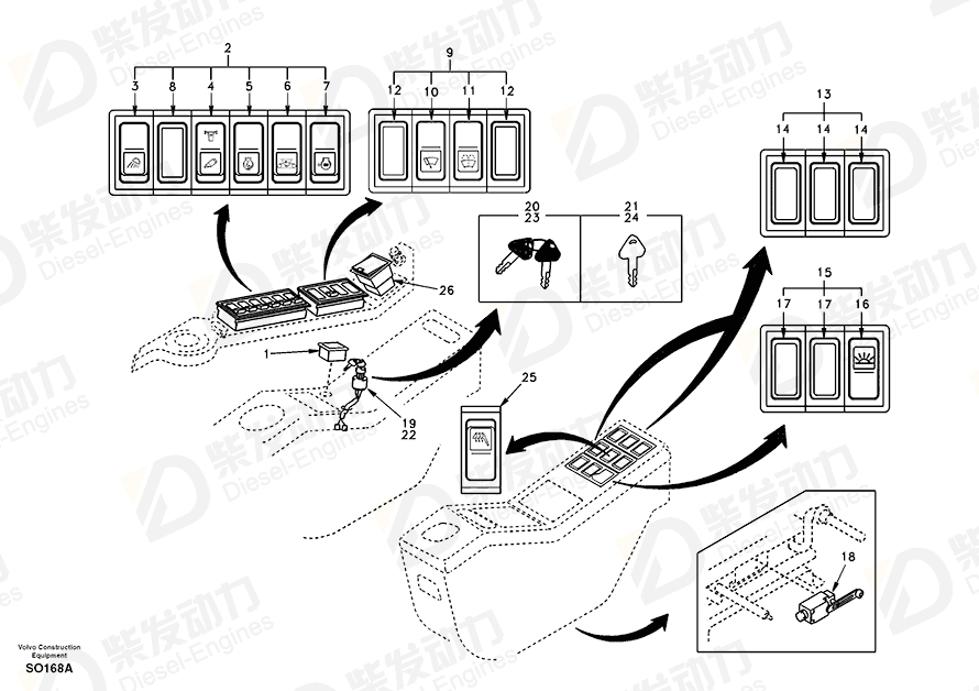 沃尔沃  SA1123-03170 图纸