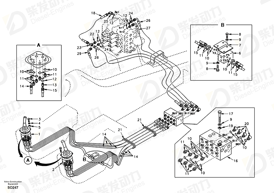 沃尔沃 轮毂 SA1148-02250 图纸