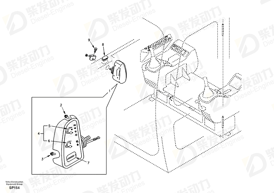 沃尔沃 运转 SA1123-02420 图纸